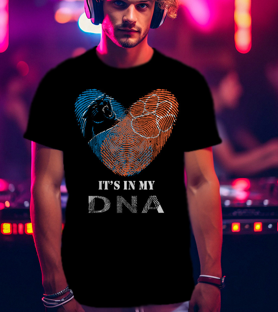 Panthers Clemson Tigers Heart It's In My DNA T-Shirt