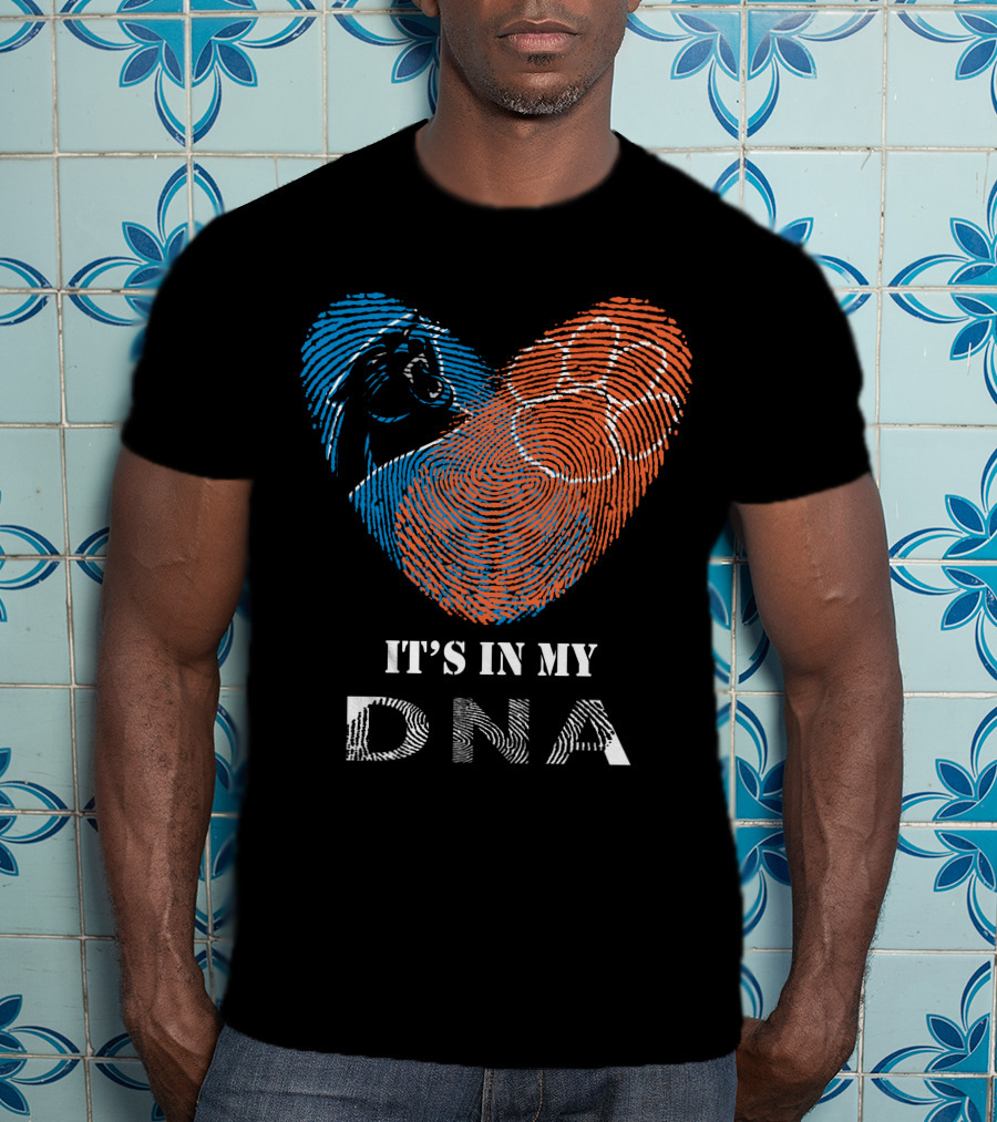 Panthers Clemson Tigers Heart It's In My DNA T-Shirt