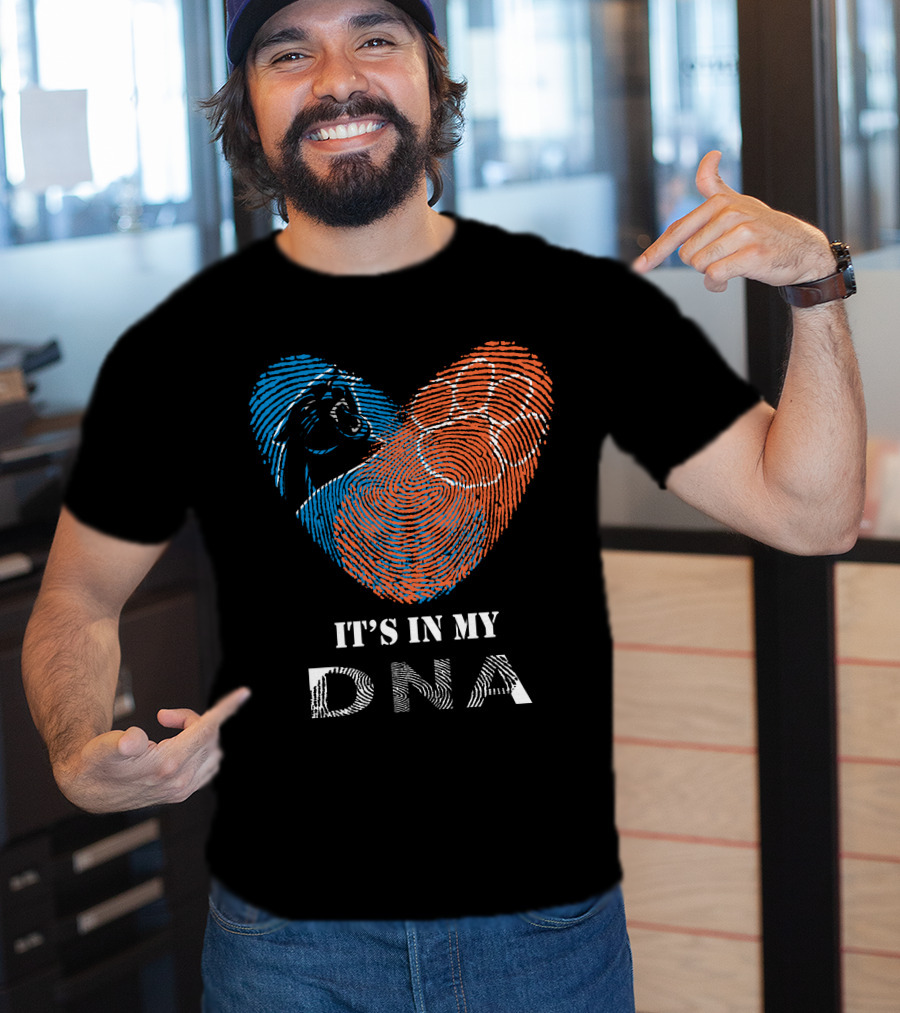 Panthers Clemson Tigers Heart It's In My DNA T-Shirt