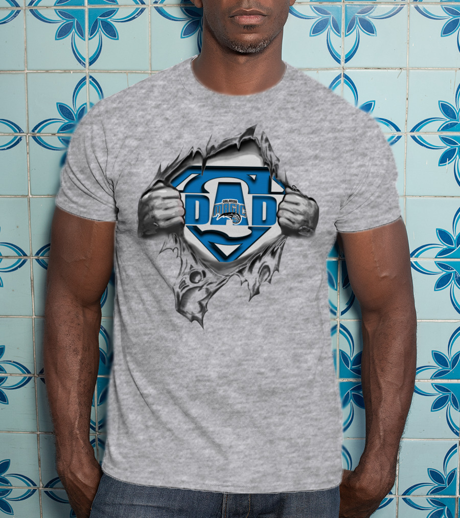 Orlando Magic Super Dad Hero T-Shirt