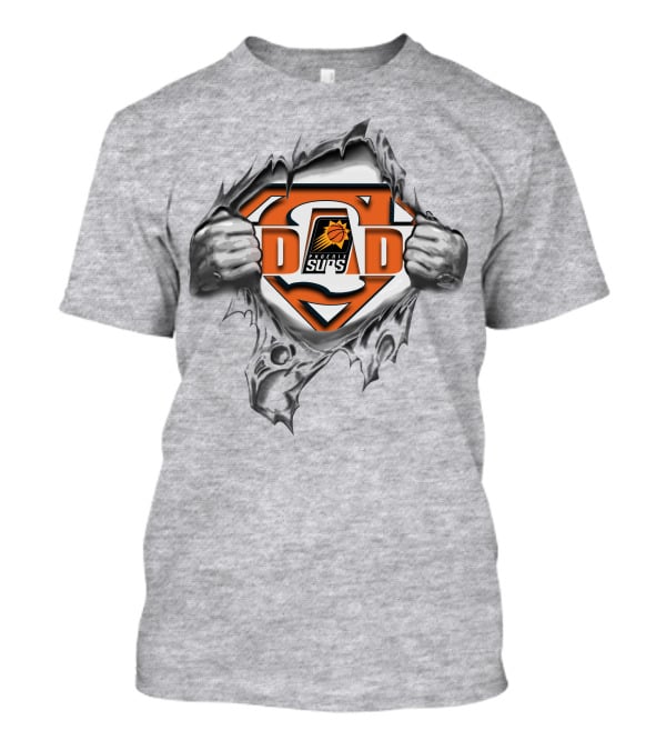 Phoenix Suns Super Dad Logo Superman T-Shirt