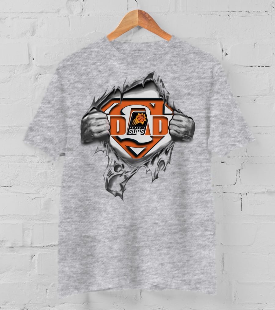Phoenix Suns Super Dad Logo Superman T-Shirt