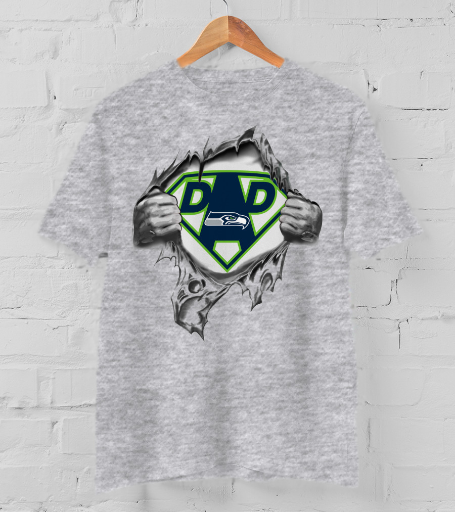 Seahawks Super Dad T-Shirt