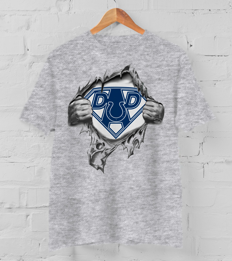 Colts Dad Superhero T-Shirt