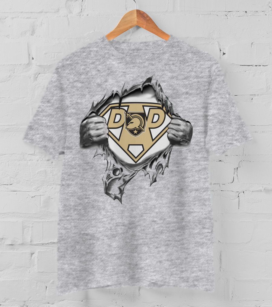 Army Black Knights Super Dad Football Spartan T-Shirt