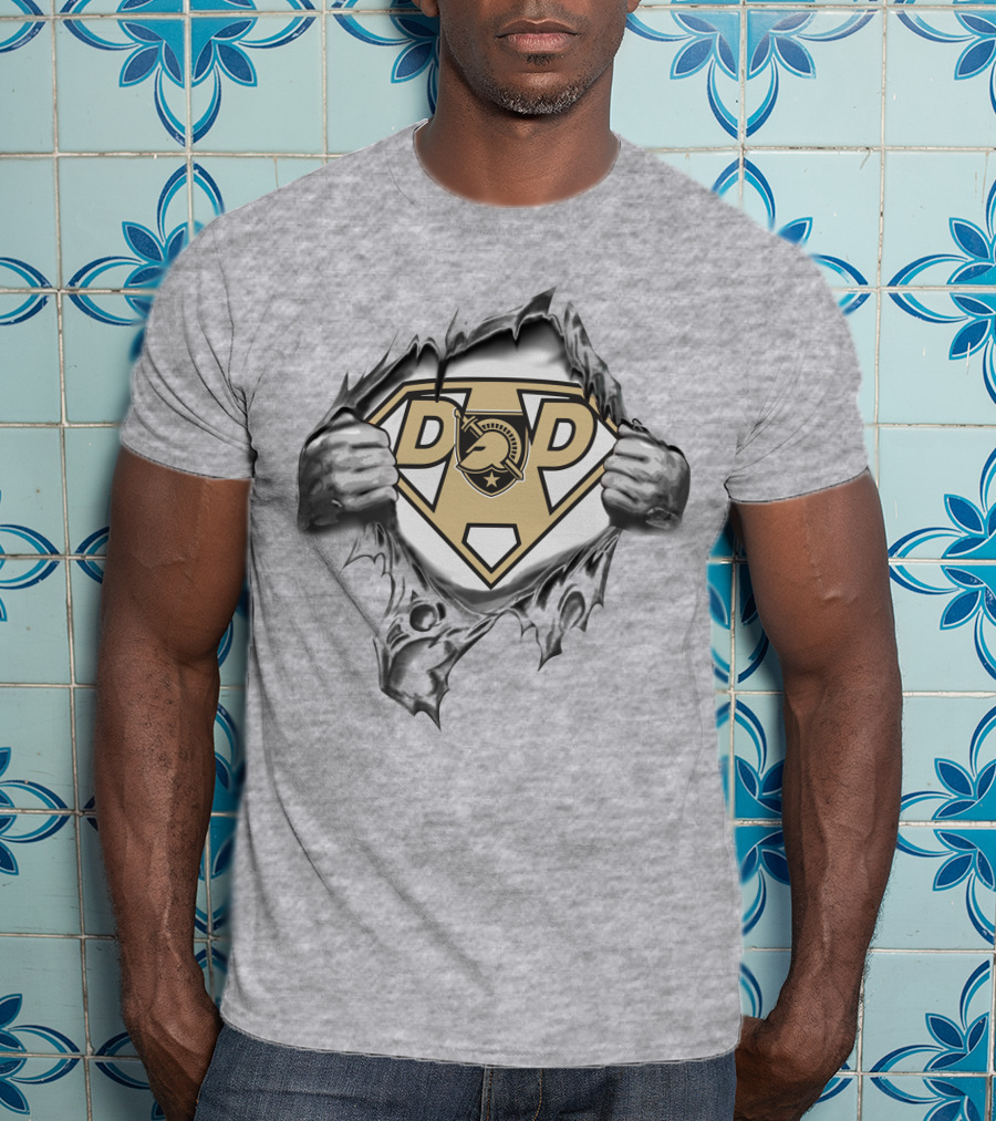 Army Black Knights Super Dad Football Spartan T-Shirt