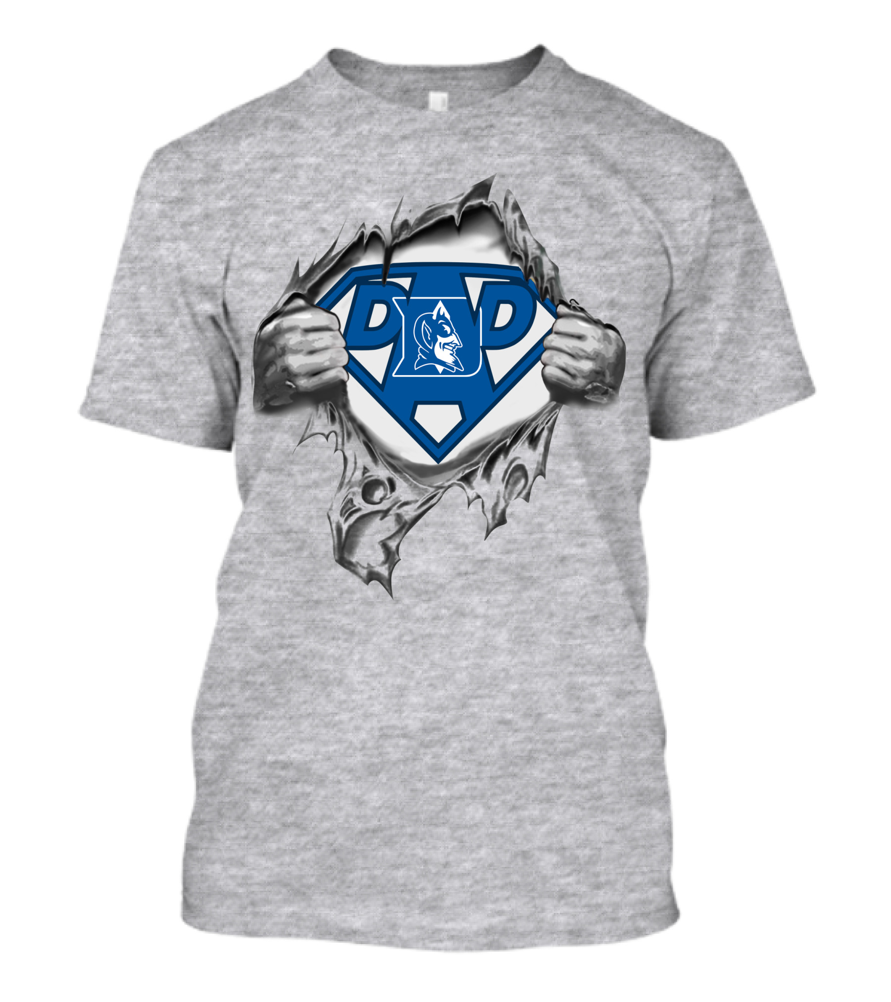 Duke Blue Devils Super Dad Superman T-Shirt