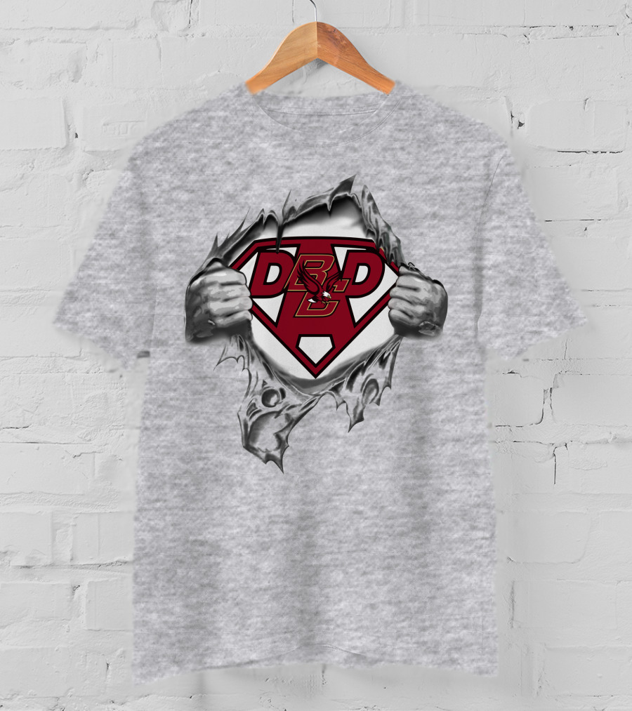 Boston College Eagles Super Dad Hero T-Shirt