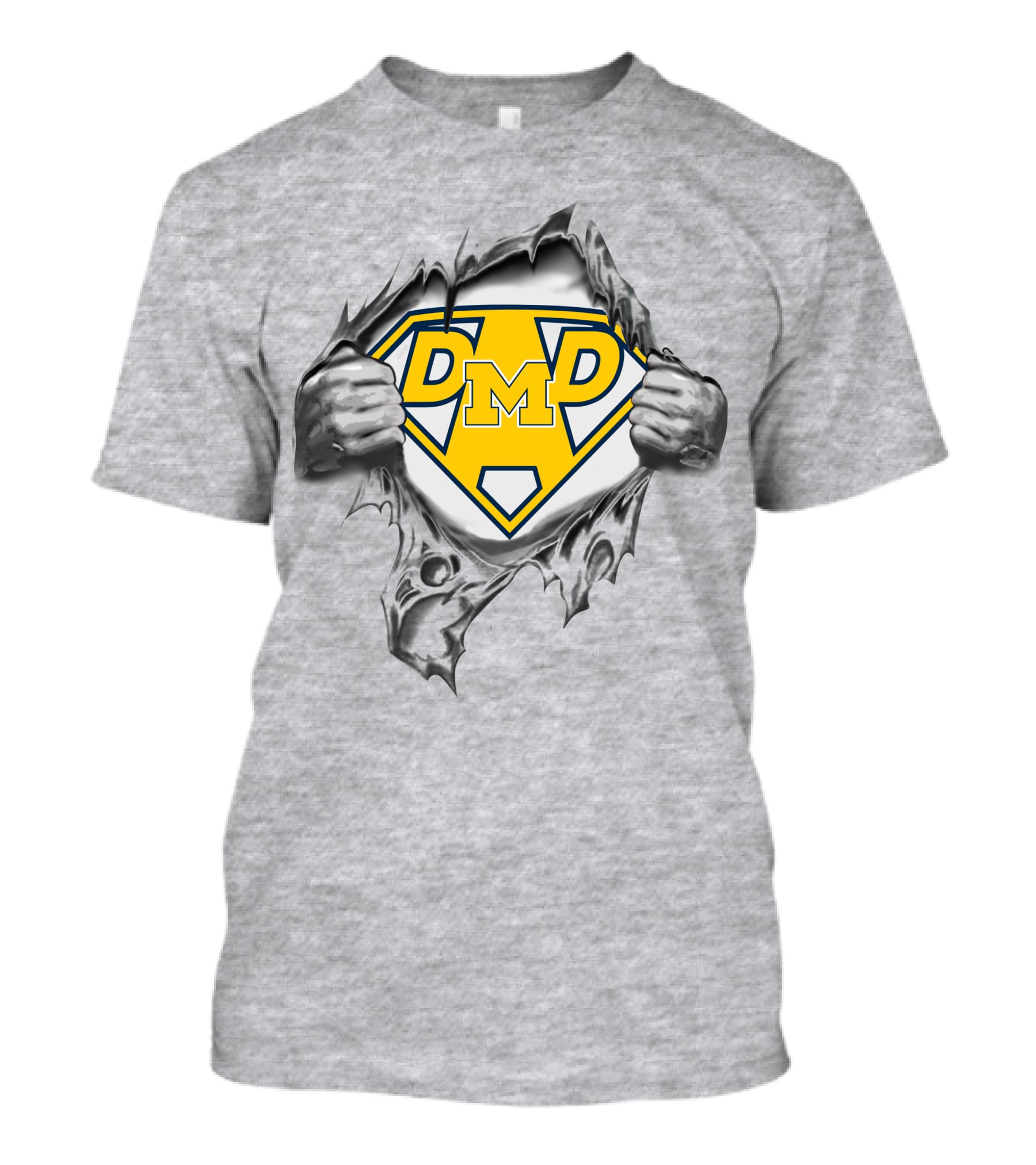 Dmd Michigan Wolverines Super Dad T-Shirt
