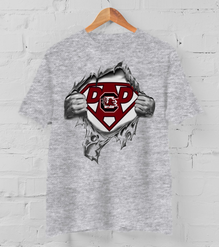 South Carolina Gamecocks Super Dad T-Shirt