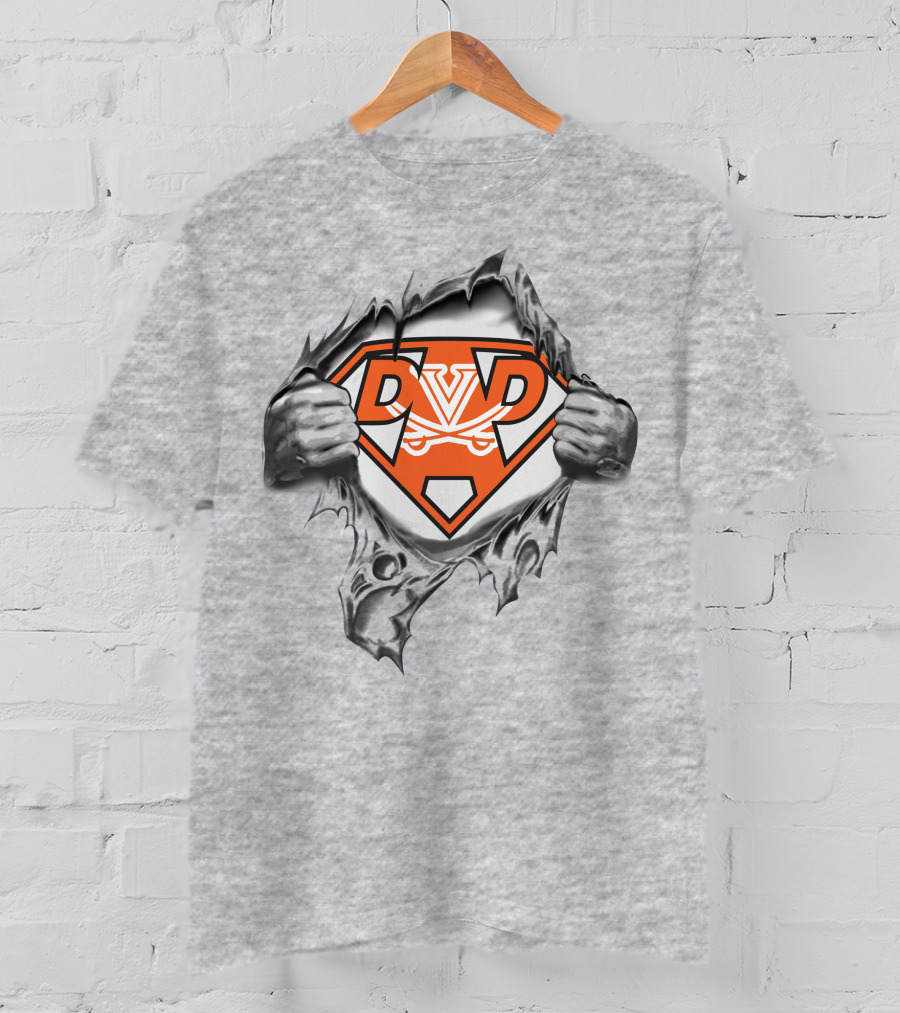 Virginia Cavaliers Super Dad Vintage T-Shirt