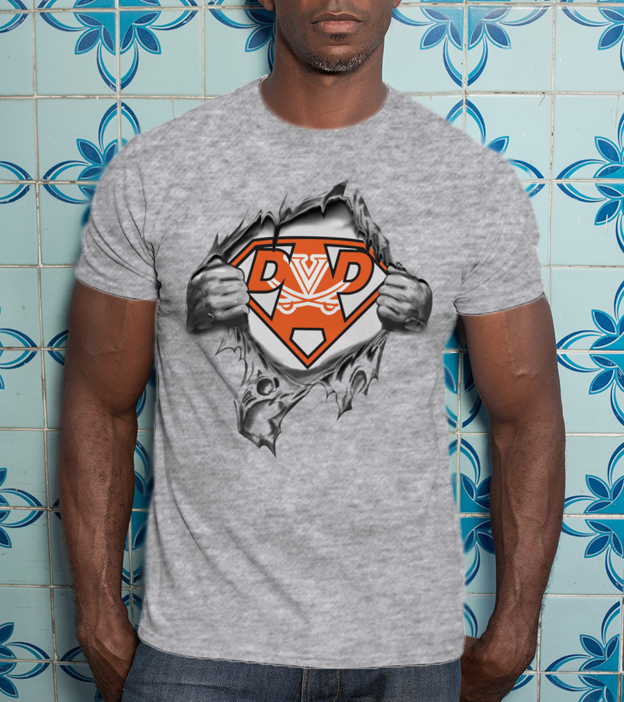 Virginia Cavaliers Super Dad Vintage T-Shirt