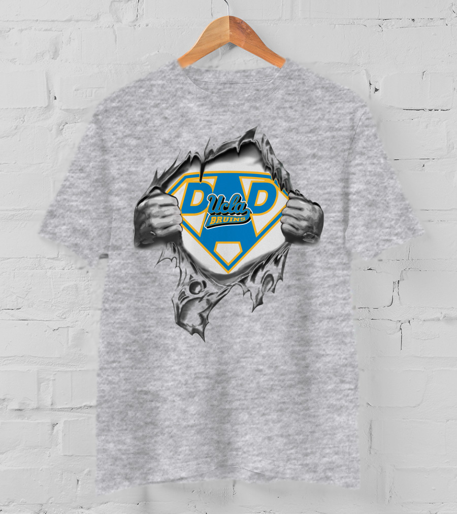 UCLA Bruins Super Dad Hero Shield T-Shirt