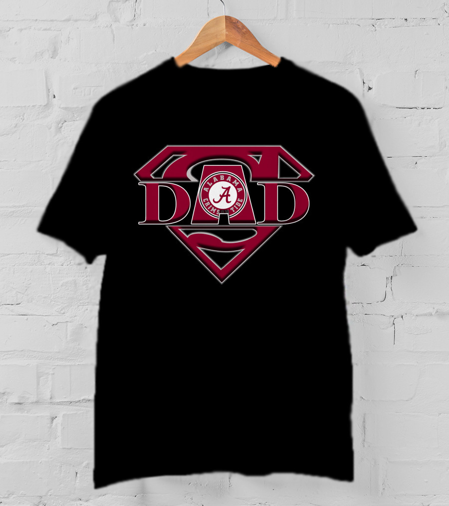 Alabama Crimson Tide Super Dad Icon T-Shirt