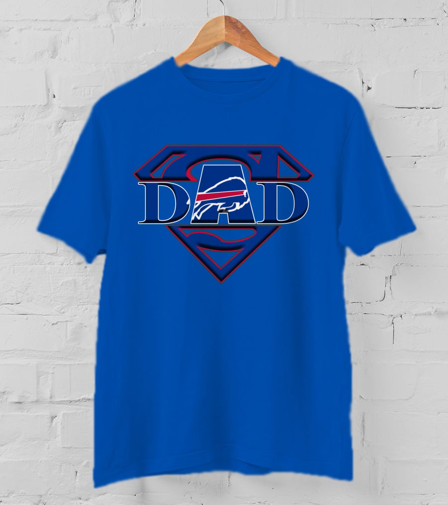 Bills Super Dad Superman Buffalo T-Shirt