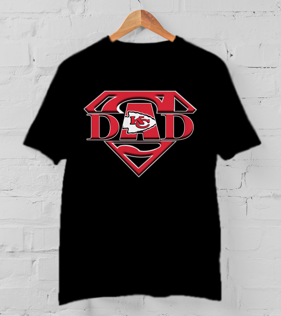 Super Dad Chiefs Logo Kansas City T-Shirt