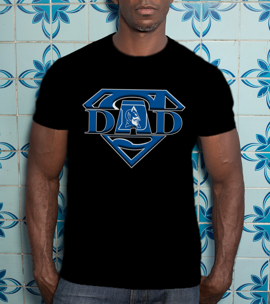 Duke Blue Devils Dad Superman T-Shirt