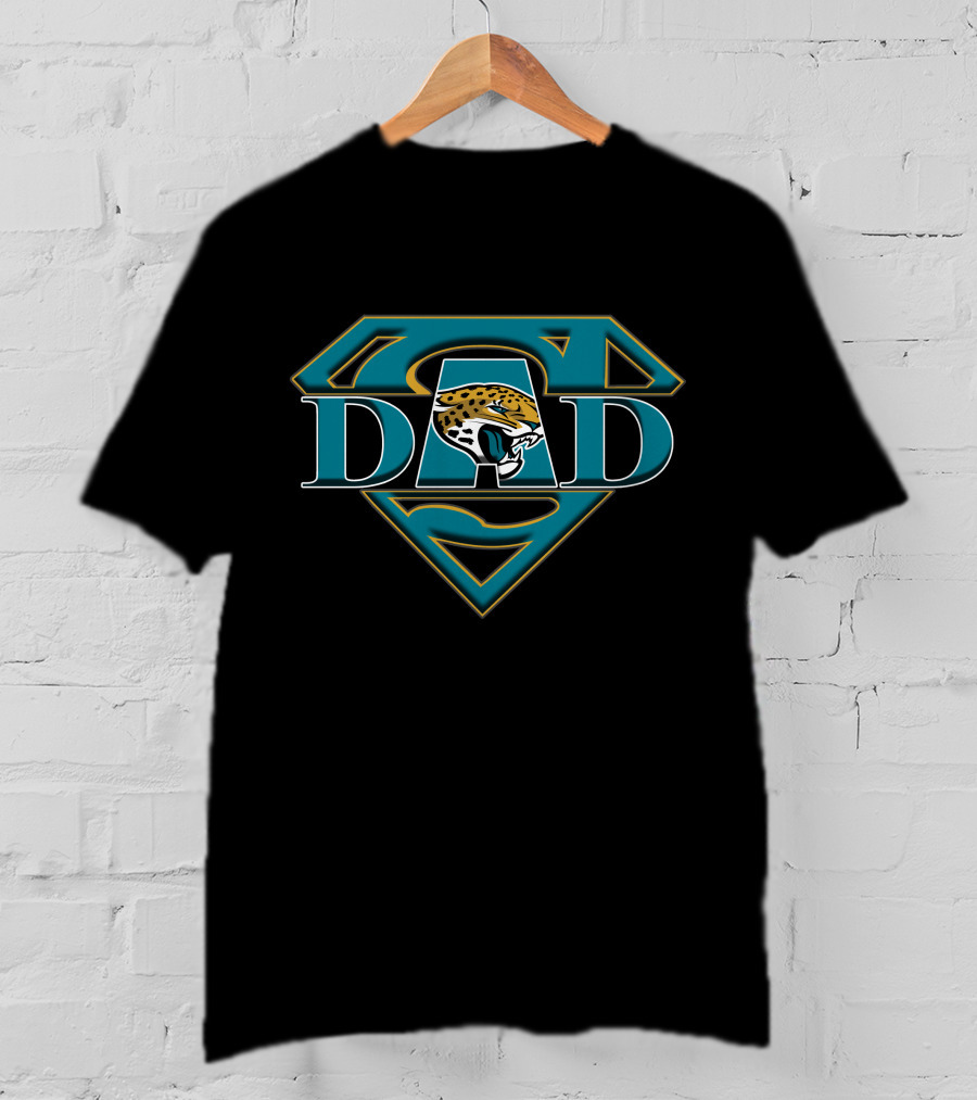 Jacksonville Jaguars Super Dad Logo Badge T-Shirt