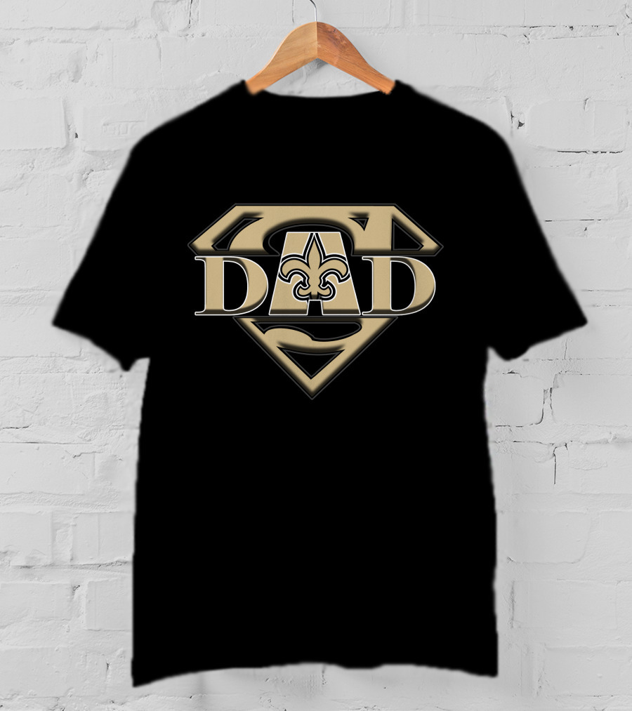 Super Dad Saints Fleur-de-Lis T-Shirt