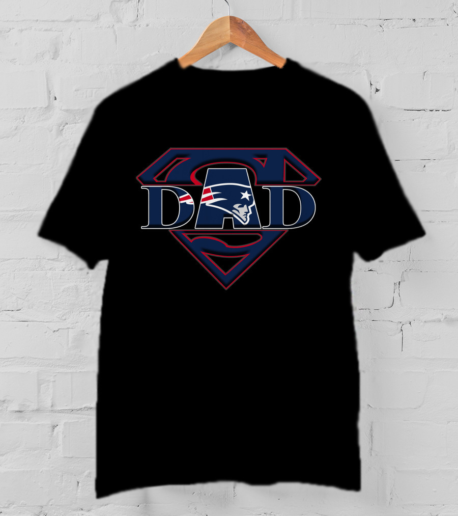 New England Patriots Super Dad Superman T-Shirt