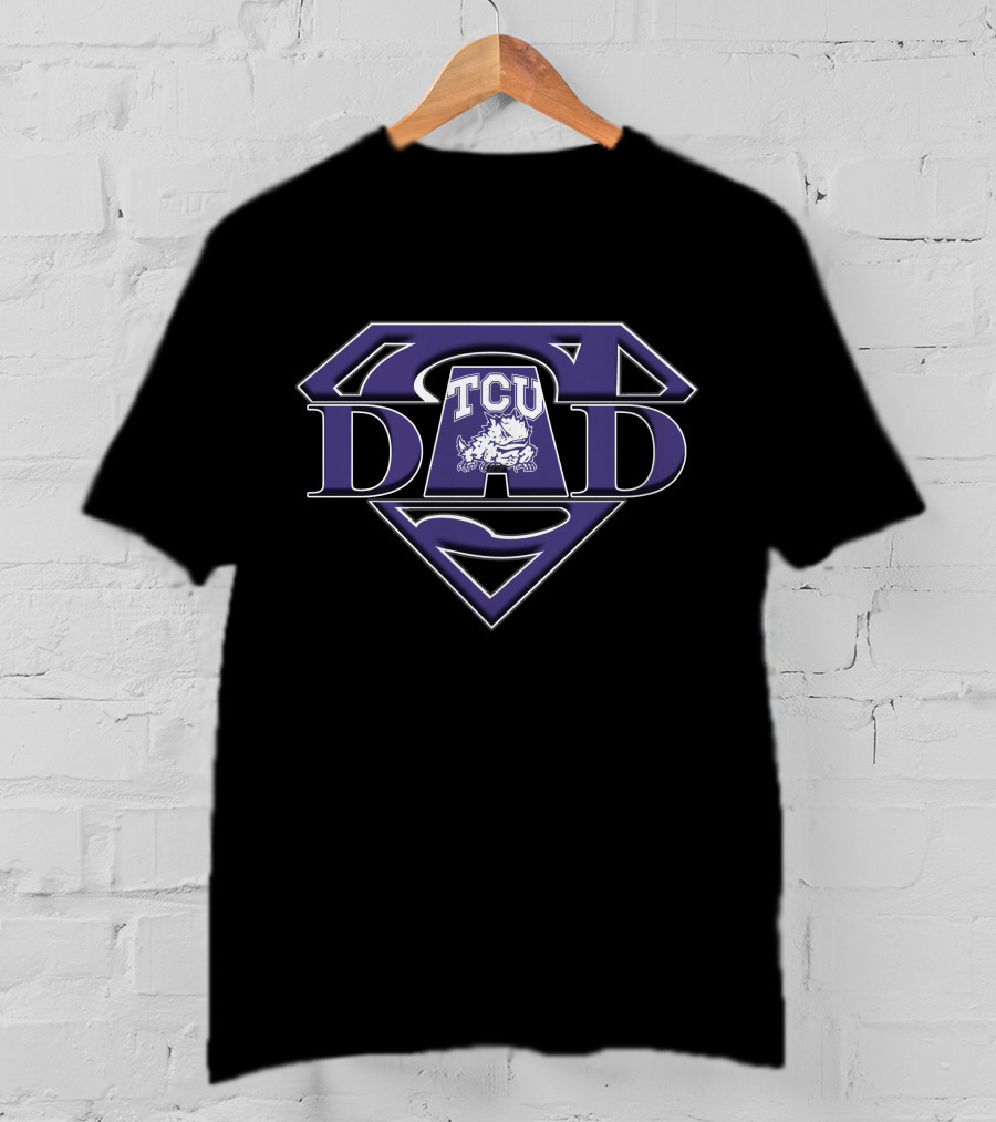 TCU Horned Frogs Super Dad Emblem T-Shirt