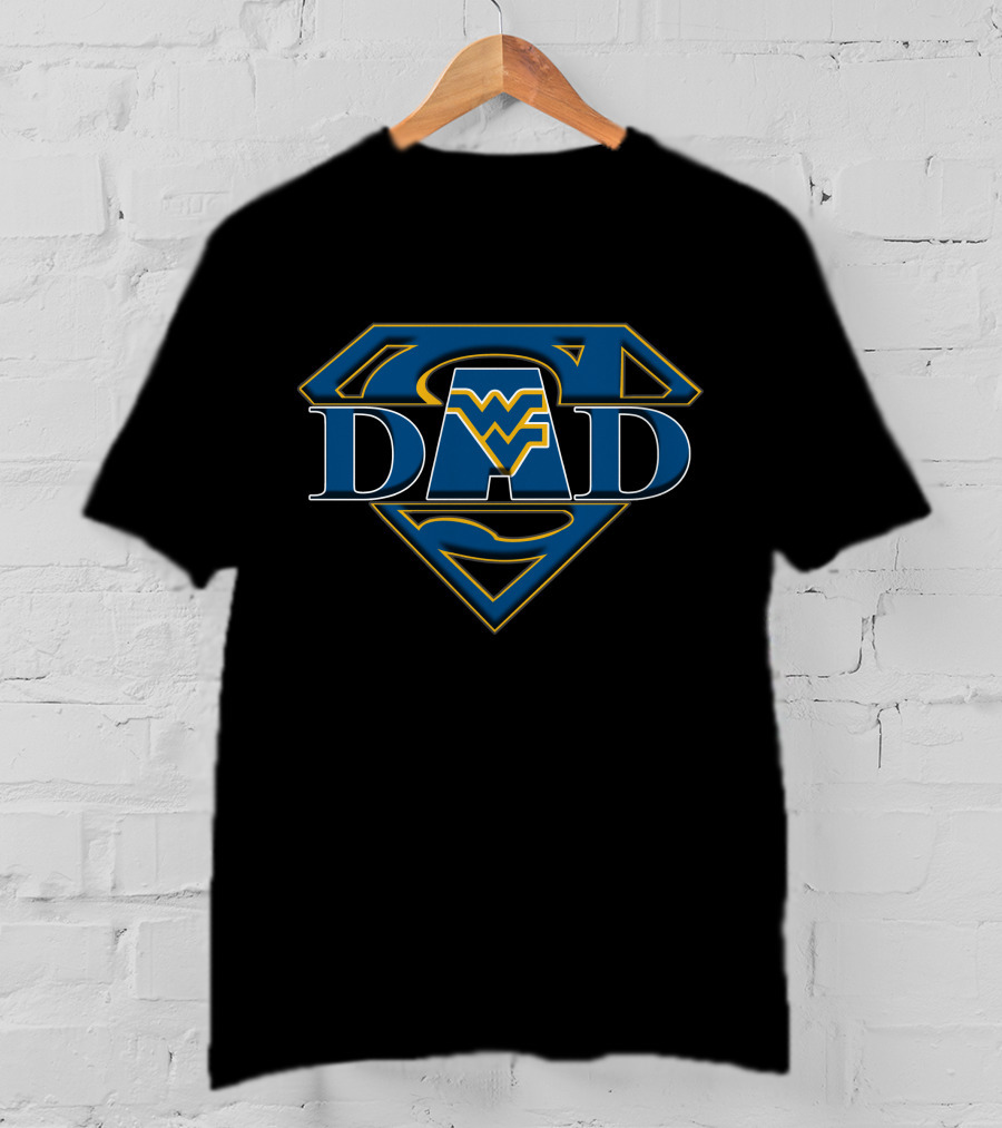 WV Super Dad West Virginia Mountaineers T-Shirt