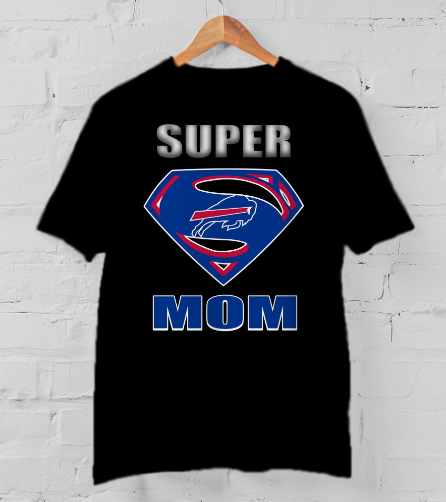 Super Mom Buffalo Bills Fan Hero T-Shirt