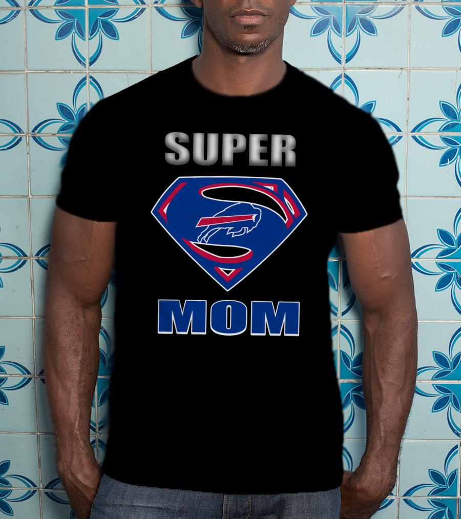 Super Mom Buffalo Bills Fan Hero T-Shirt