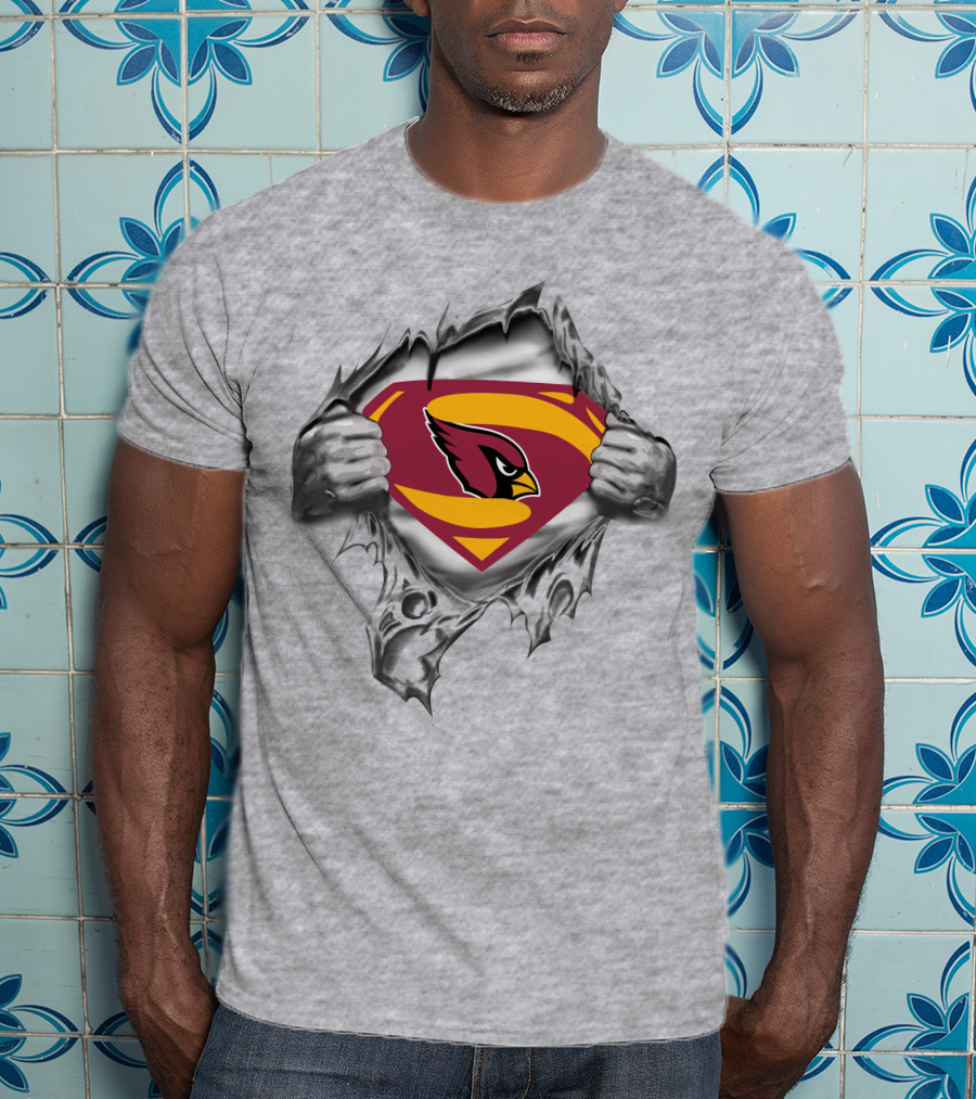 Cardinals Superhero Symbol Fusion T-Shirt