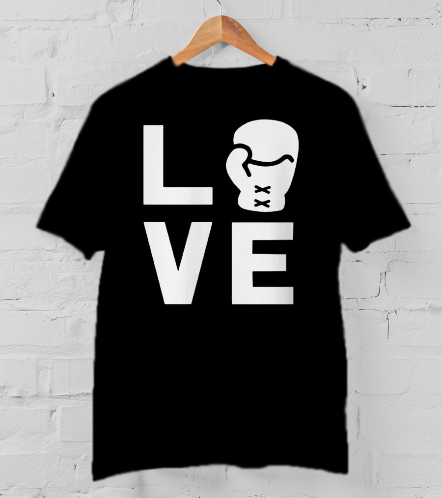 Love Boxing Glove Cool Boxer Iconic Sports T-Shirt