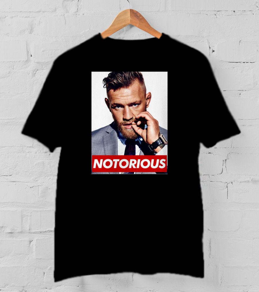 Notorious Conor Mcgregor Iconic Style Suited T-Shirt