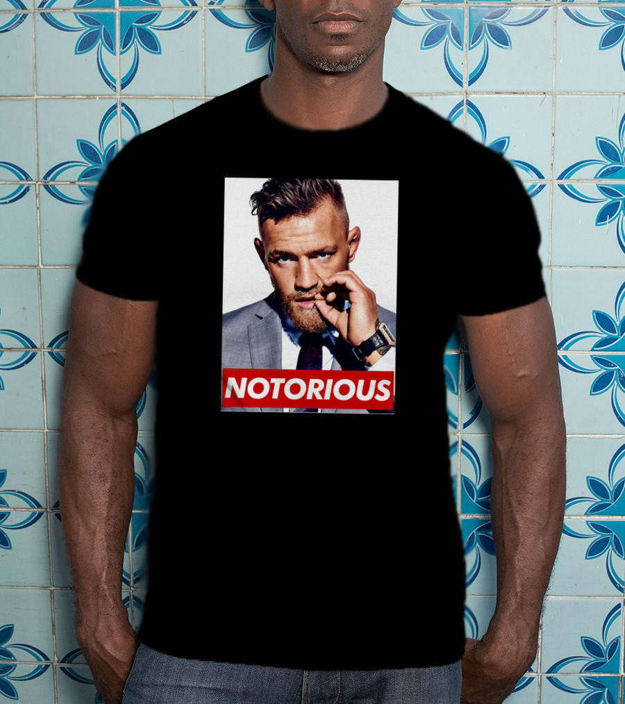 Notorious Conor Mcgregor Iconic Style Suited T-Shirt