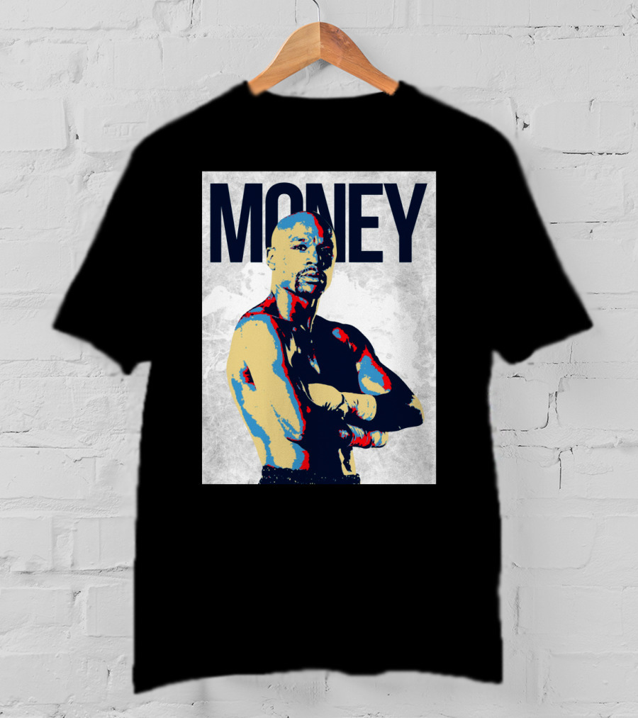Money Boxer In Multicolor Pop Art Style T-Shirt