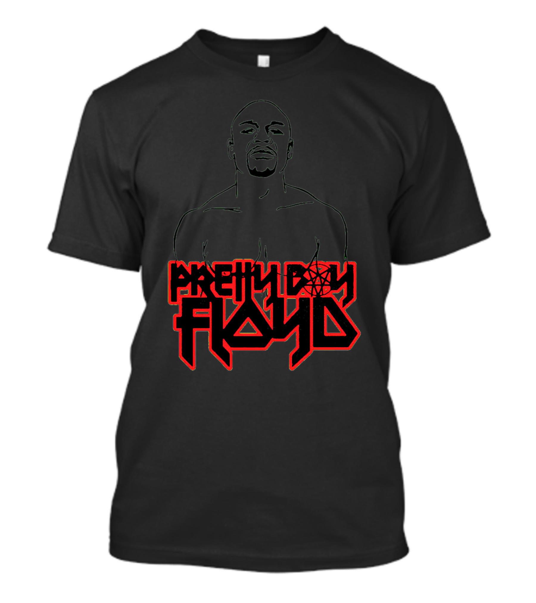 Pretty Boy Floyd Boxing Legend Outline T-Shirt