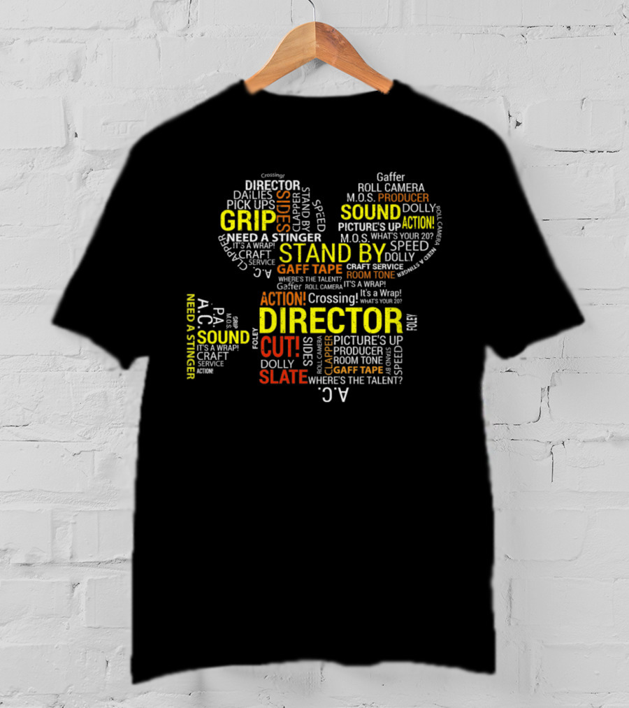 Director Cut Stand By Sound Grip Action Stinger Slate Engineer T-Shirt