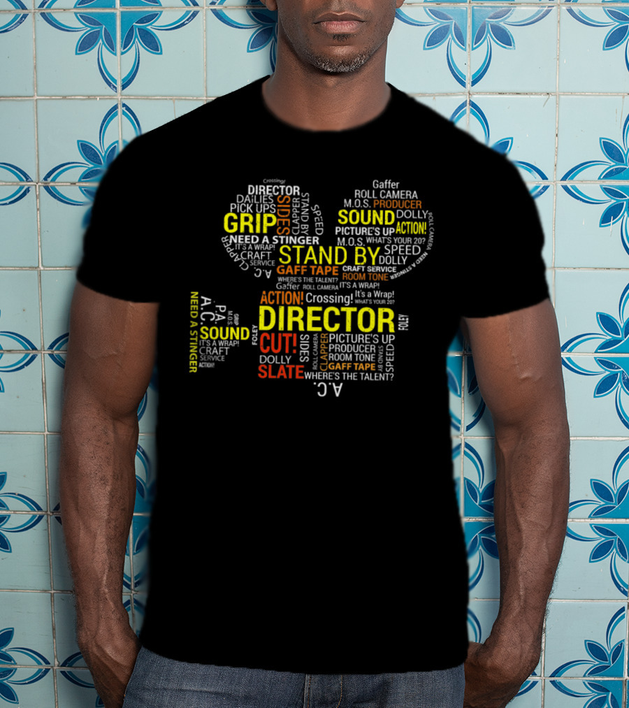 Director Cut Stand By Sound Grip Action Stinger Slate Engineer T-Shirt