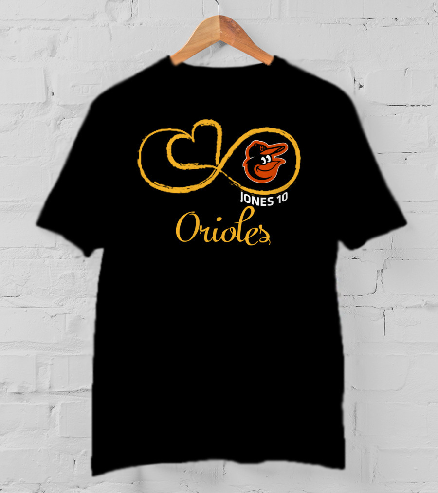 Orioles Jones 10 Infinity Baltimore Orioles T-Shirt