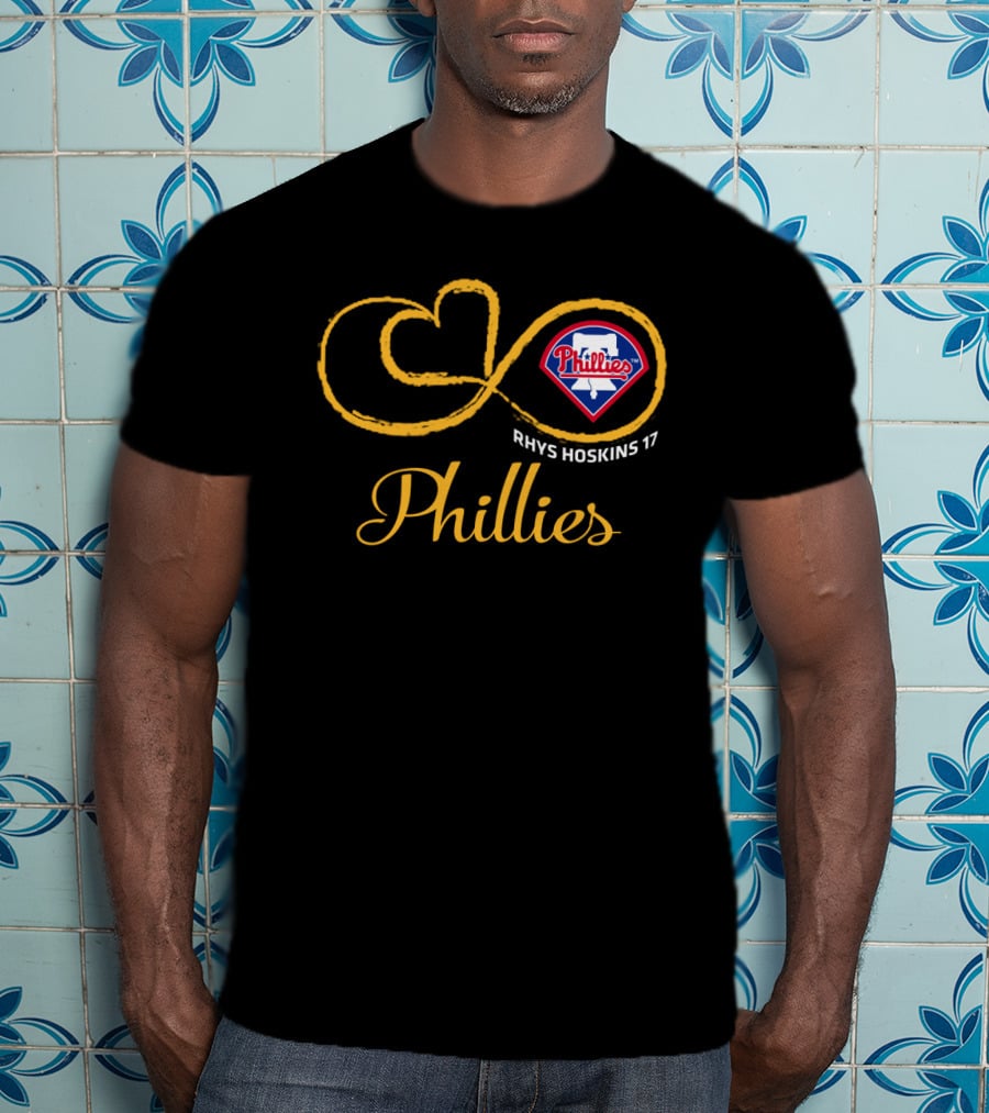 Philadelphia Phillies Rhys Hoskins 17 Infinity T-Shirt