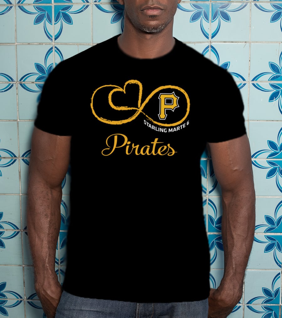 Pittsburgh Pirates Starling Marte 6 Infinity Love T-Shirt