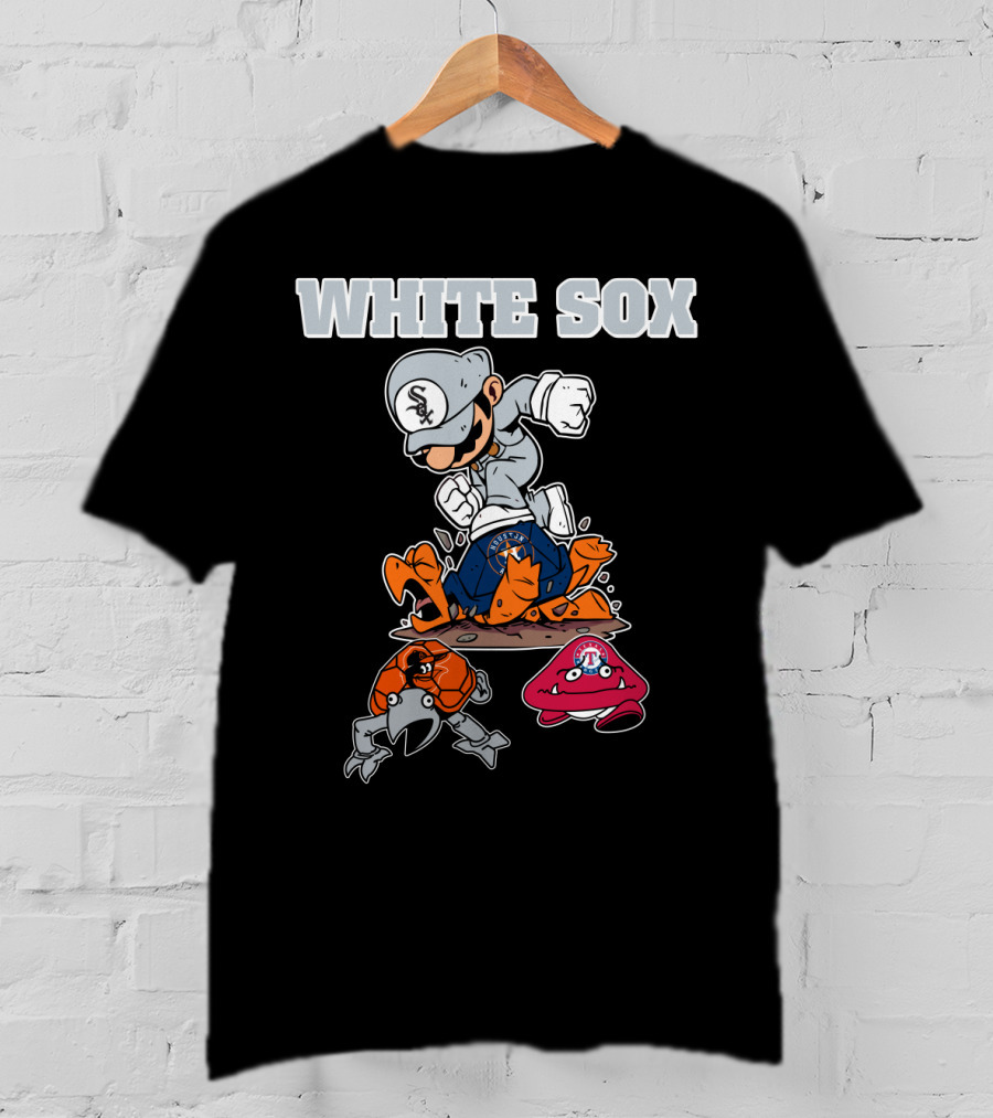 White Sox Vs. Baseball Rivals Parody Mashup T-Shirt