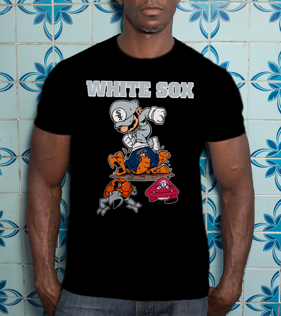 White Sox Vs. Baseball Rivals Parody Mashup T-Shirt