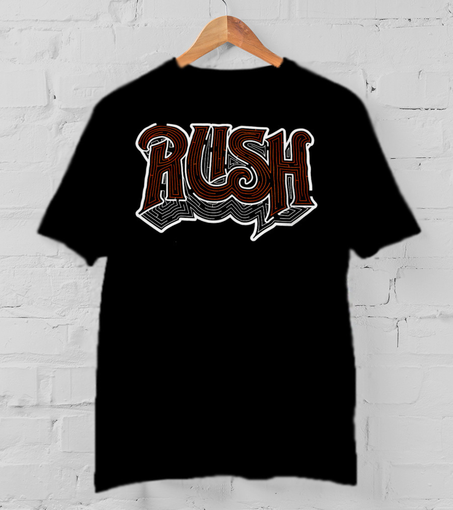 Rush Logo Bold Retro Style T-Shirt