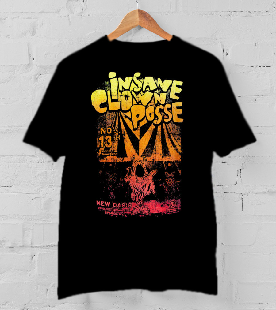 Insane Clown Posse No. 13Th Concert Show New Oasis Sparks Nv T-Shirt