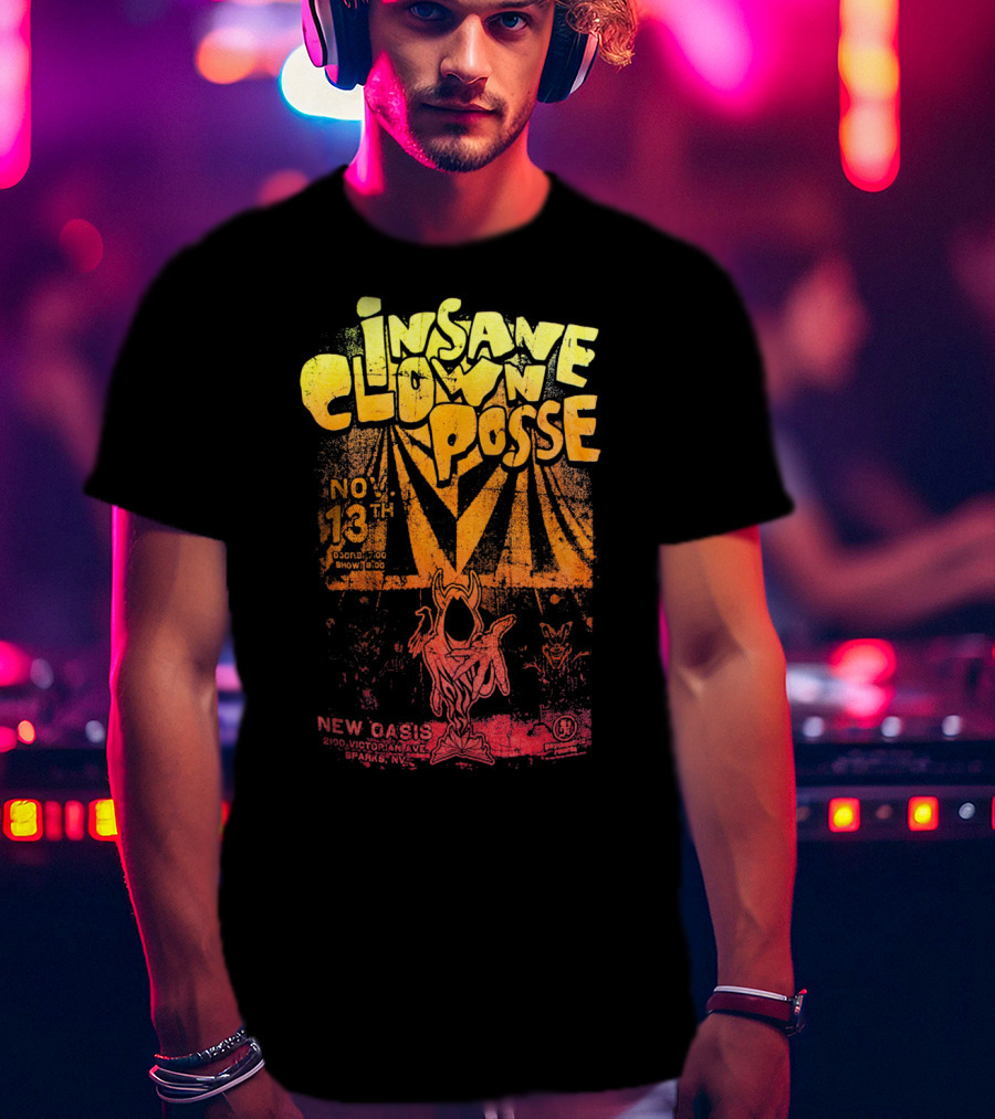 Insane Clown Posse No. 13Th Concert Show New Oasis Sparks Nv T-Shirt