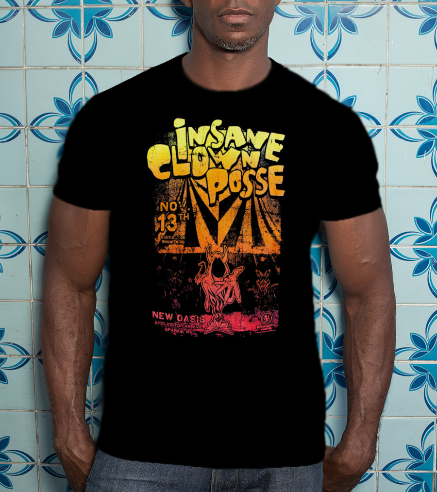 Insane Clown Posse No. 13Th Concert Show New Oasis Sparks Nv T-Shirt