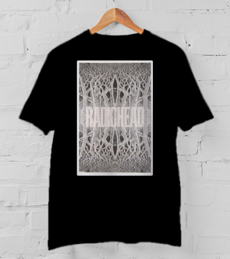 Radiohead Tree Symmetry Visuals T-Shirt