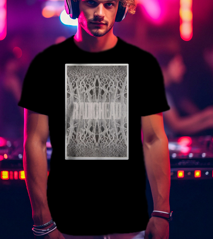 Radiohead Tree Symmetry Visuals T-Shirt