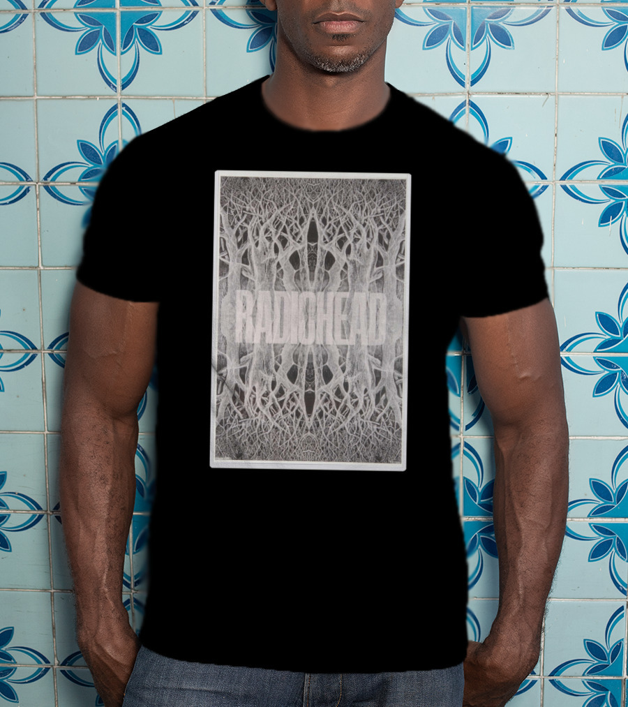 Radiohead Tree Symmetry Visuals T-Shirt
