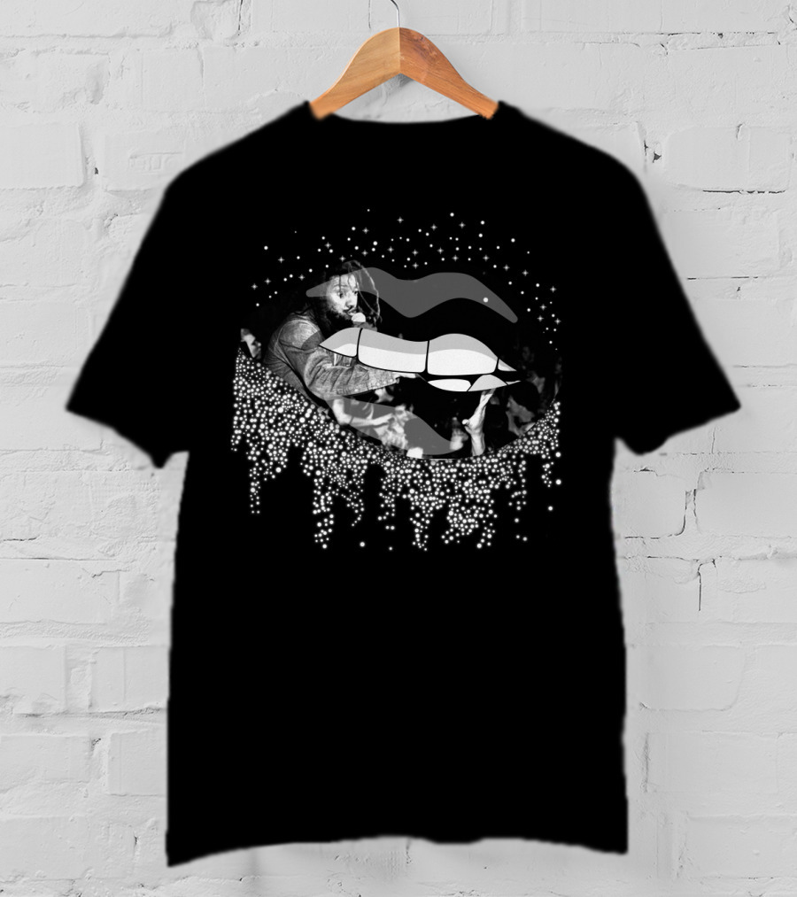 Bad Brains Monochrome Lips Concert T-Shirt