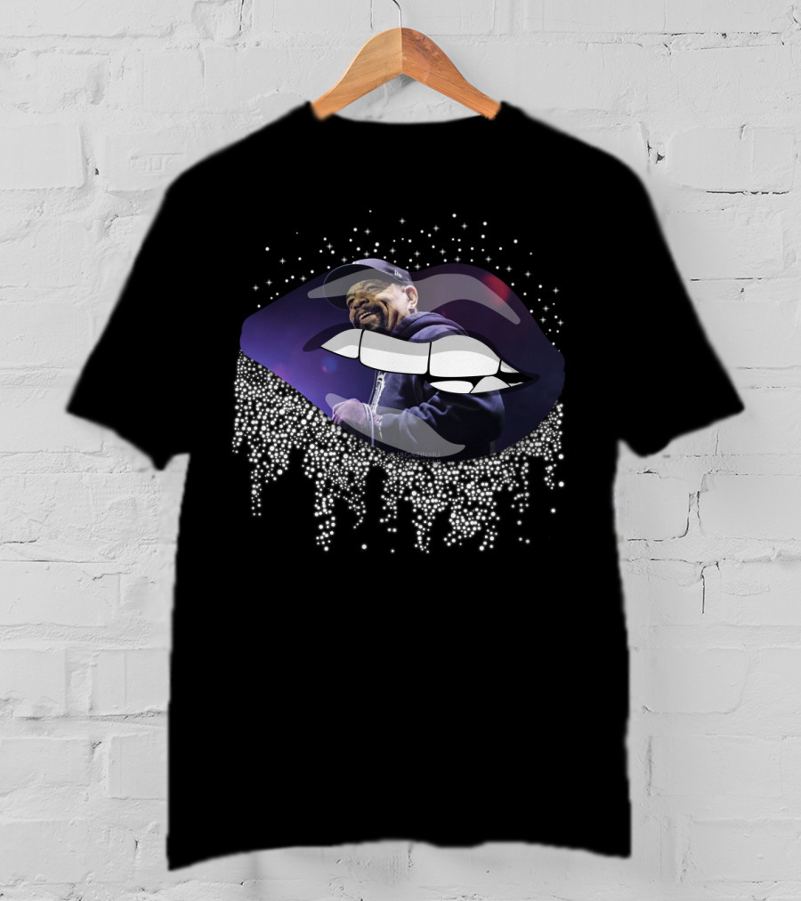 Icemft Ice Cube Dripping Lip T-Shirt